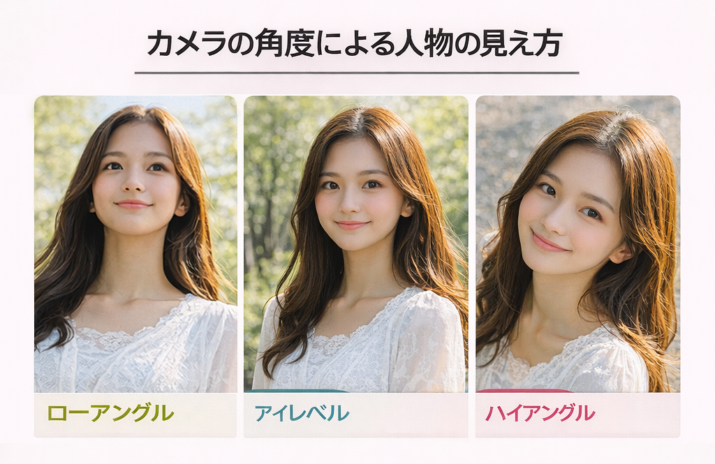 バストショットのフレーミングの実例